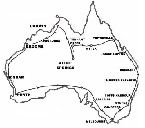 Australia Route